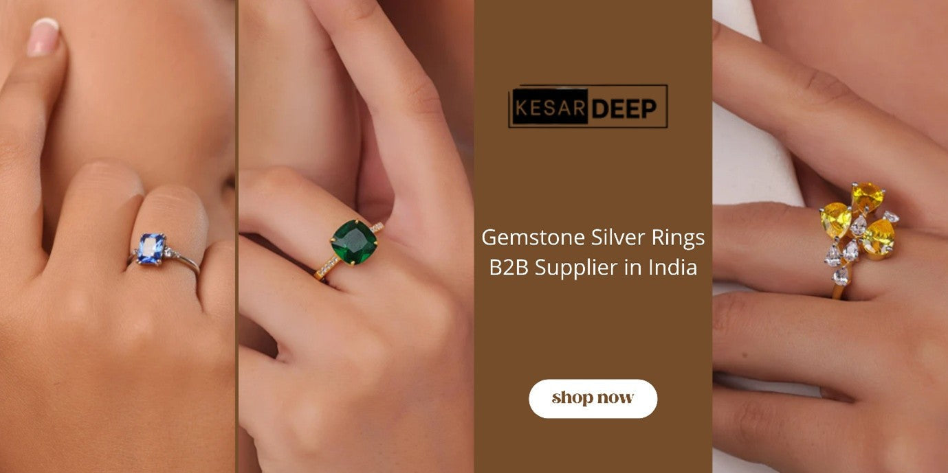 How to Choose a Reliable Gemstone Silver Ring Supplier for Your Jewellery Business
