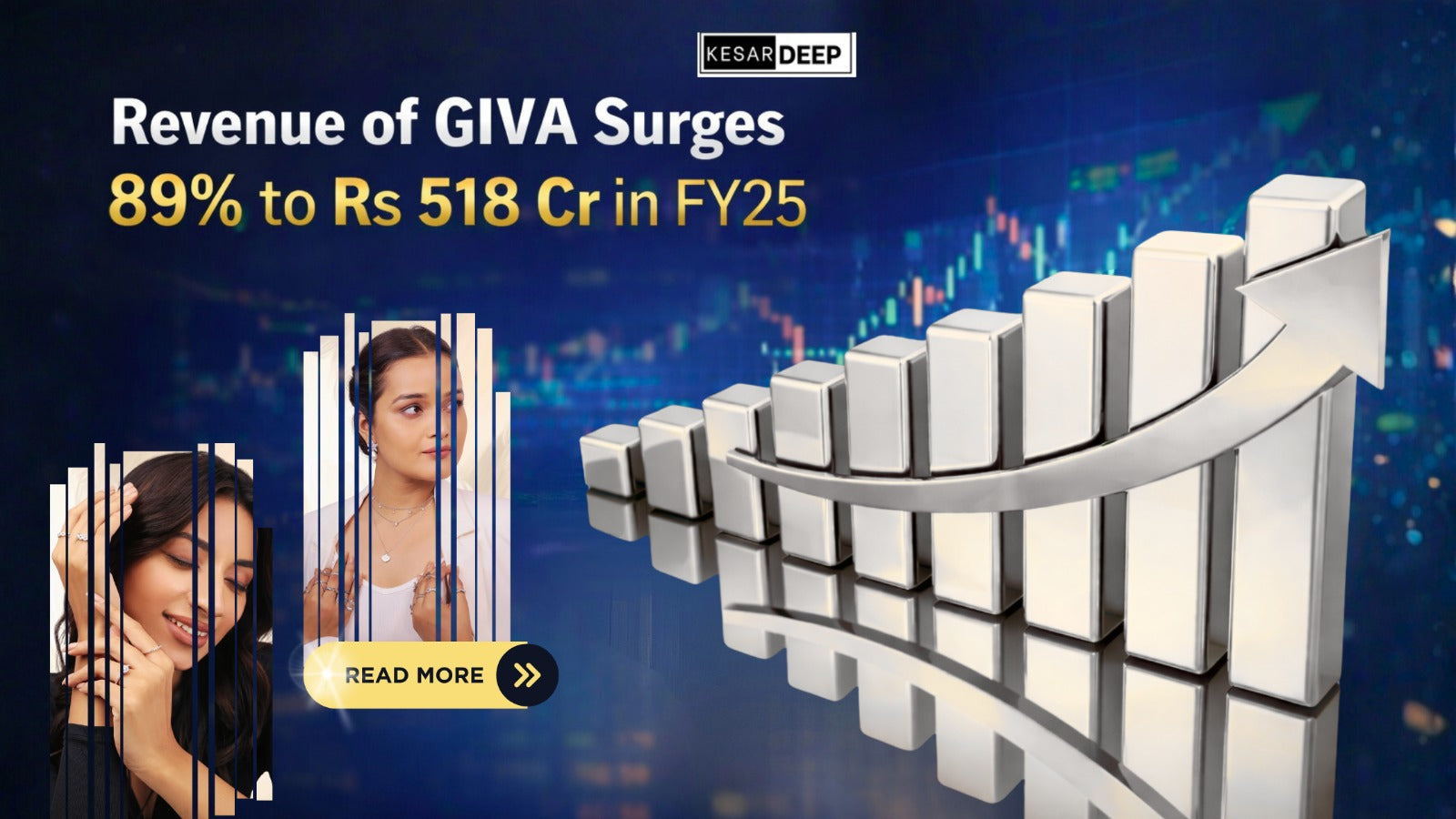 Revenue of GIVA Increases by 89% to 518 Cr: Why the Time to Start a New Silver Jewellery Brand Is Now