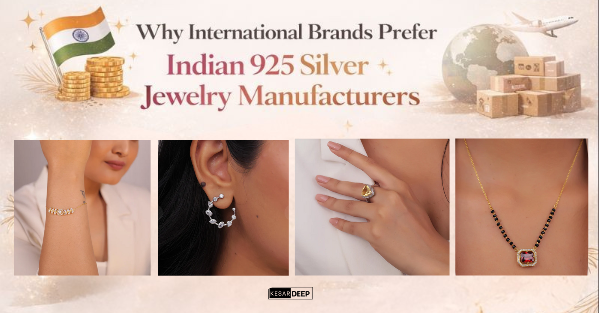 Why International Brands Prefer Indian 925 Silver Jewelry Manufacturers