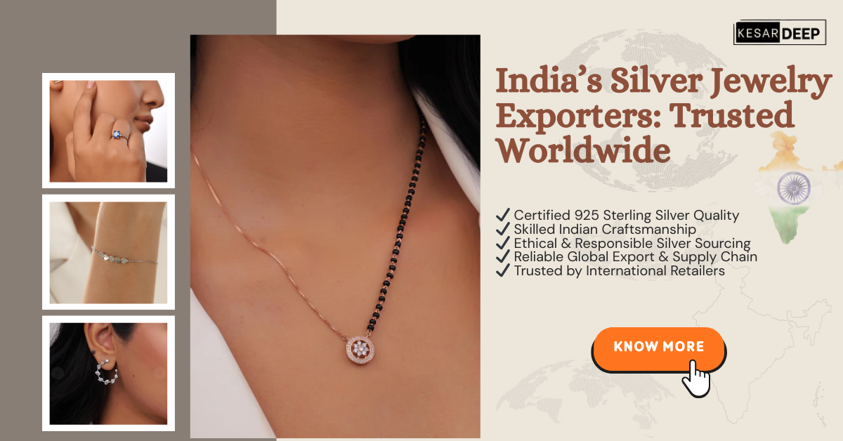 Why Silver Jewelry Exporters in India Are Trusted by Global Retailers