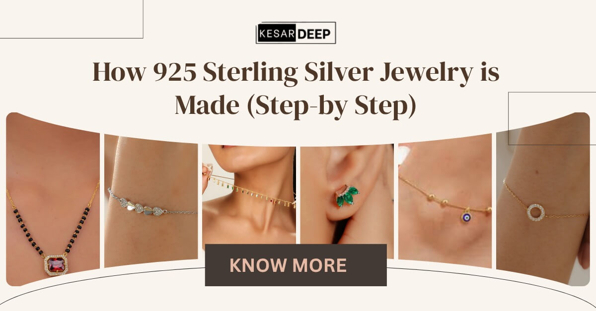 How 925 Sterling Silver Jewelry is Made (Step by Step)