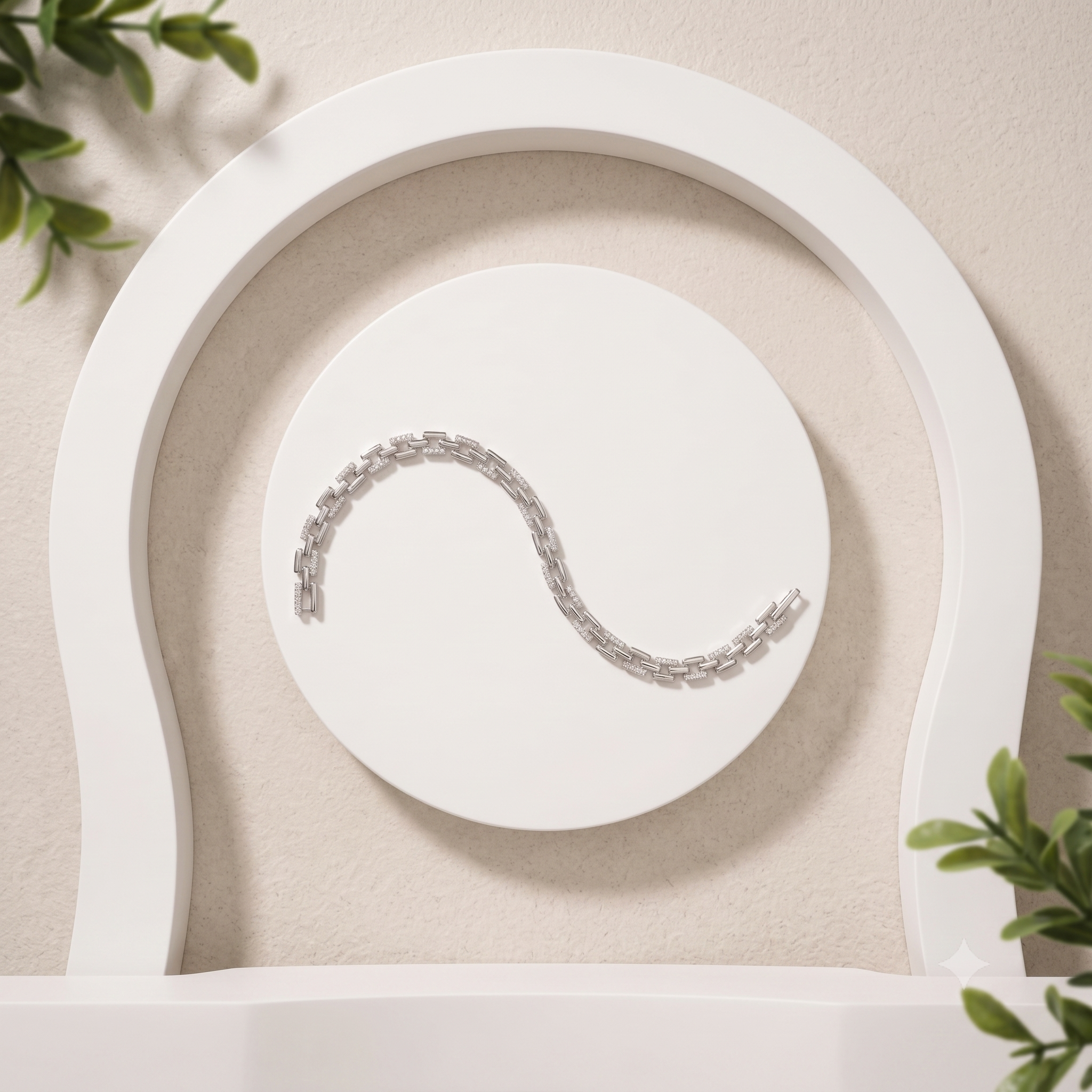 925 Silver Bracelet By Kesardeep For Women  Silver Plated Daily Wear