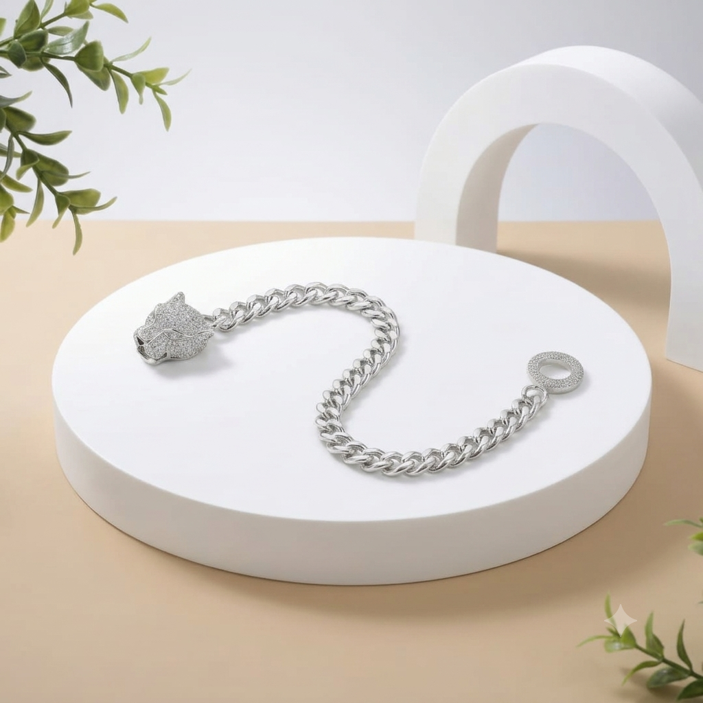 925 Silver Bracelet By Kesardeep For Women  Silver Plated Daily Wear