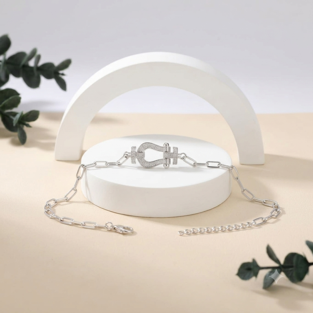 925 Silver Bracelet By Kesardeep For Women  Silver Plated Daily Wear