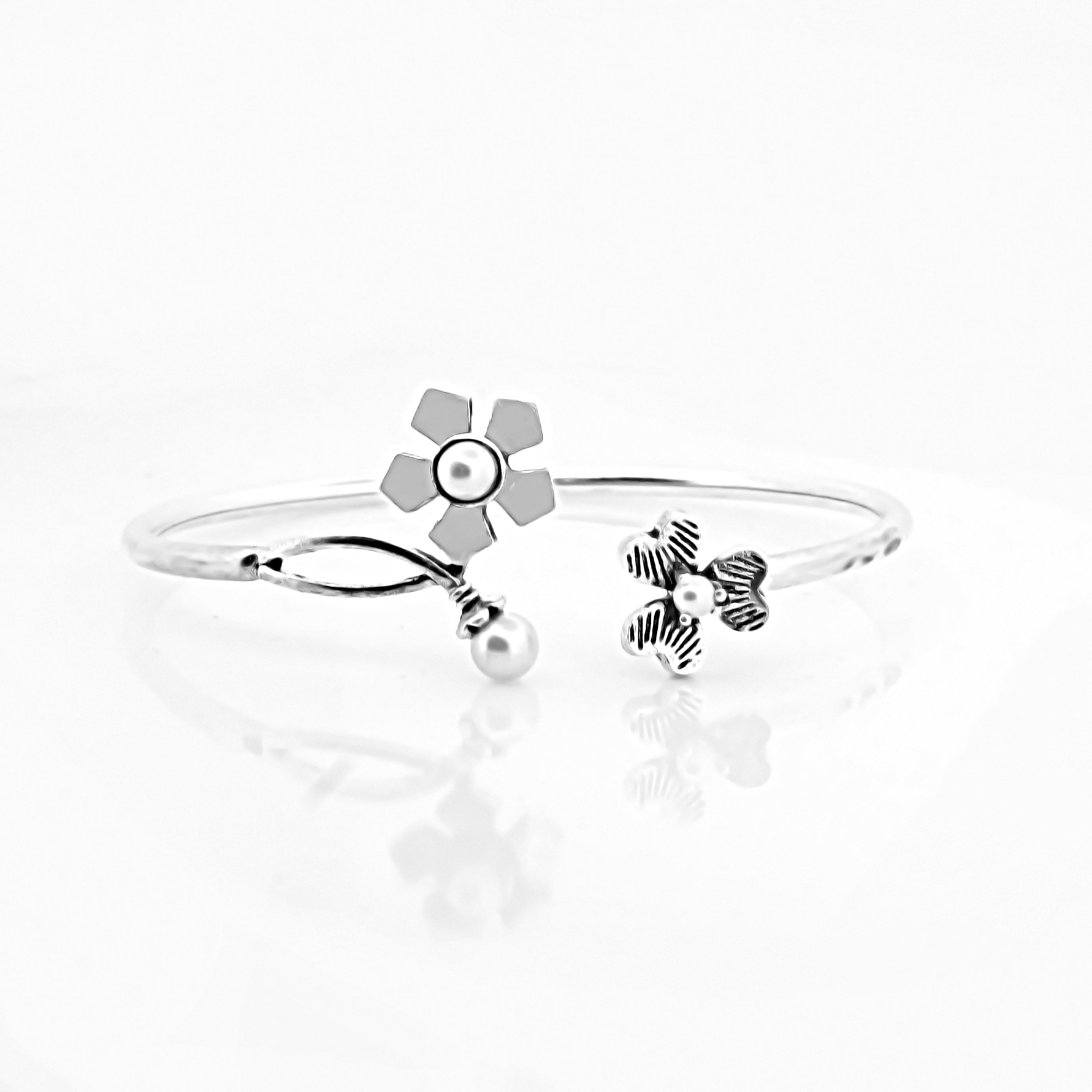 925 Sterling Silver CZ Stone Bracelet For Women By Kesardeep