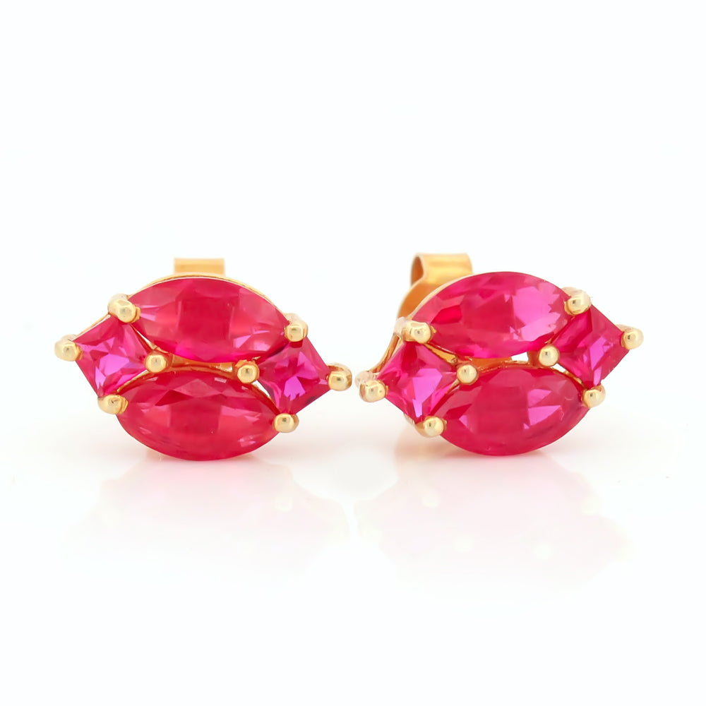 925 Sterling Silver CZ Stone Earrings For Women By Kesardeep