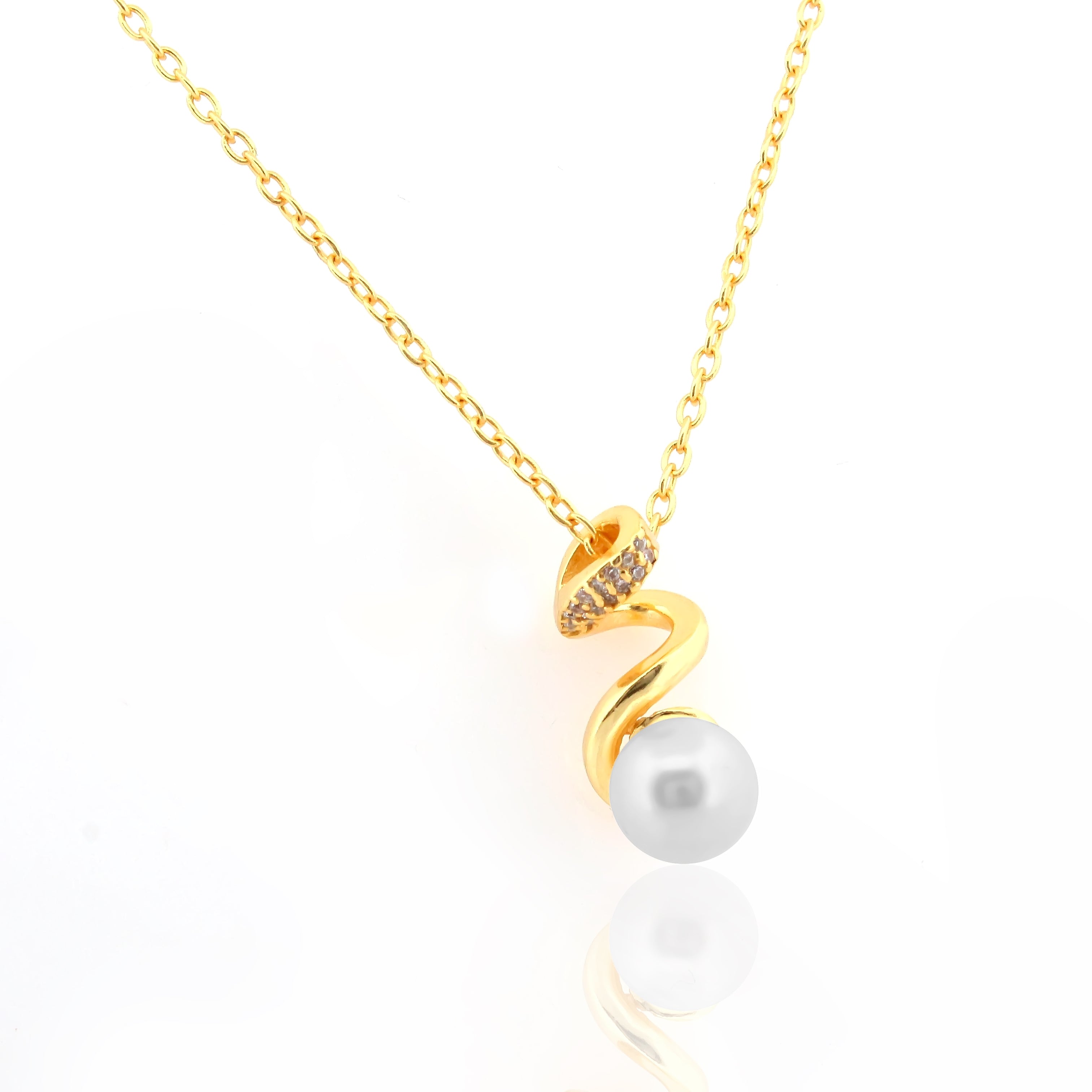 925 Sterling Silver Gold Plated  Pendant For Women By Kesardeep