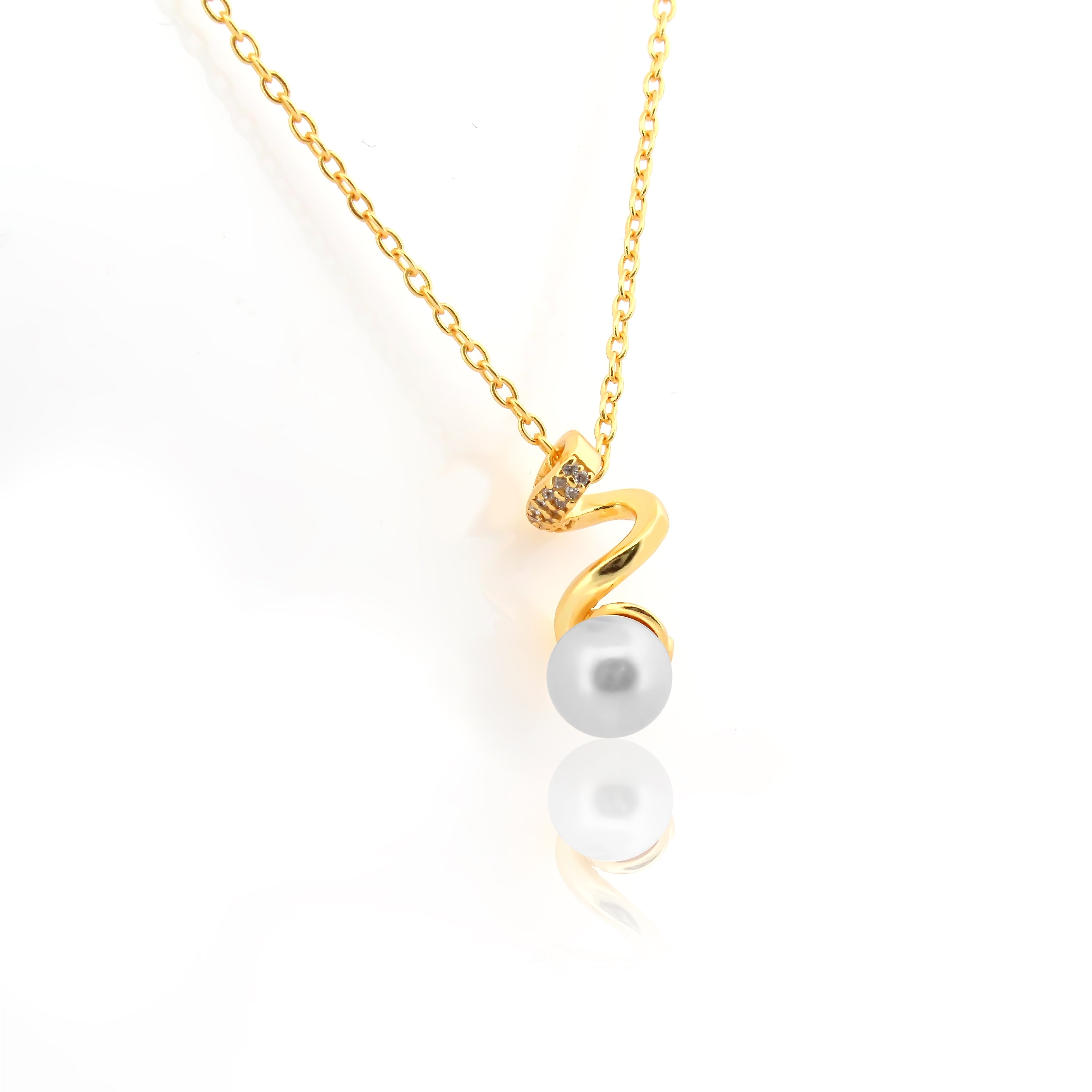 925 Sterling Silver Gold Plated  Pendant For Women By Kesardeep