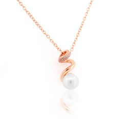 925 Sterling Silver Rose Gold Plated  Pendant For Women By Kesardeep