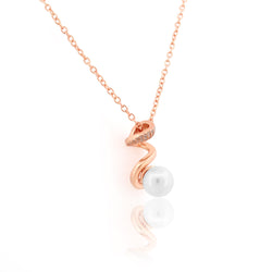 925 Sterling Silver Rose Gold Plated  Pendant For Women By Kesardeep