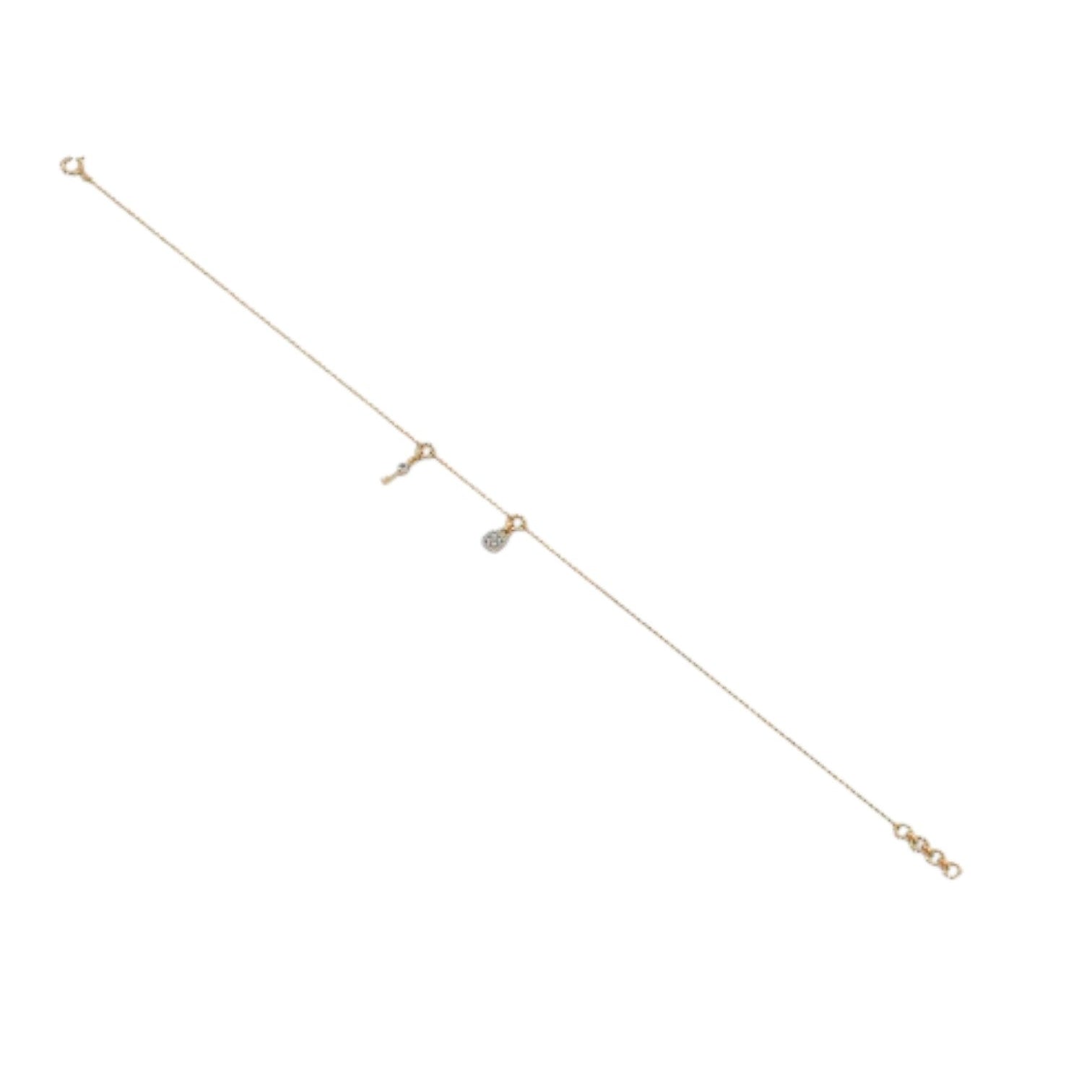 925 Sterling Silver Charm Bling  Anklet By Kesardeep Impex For Women