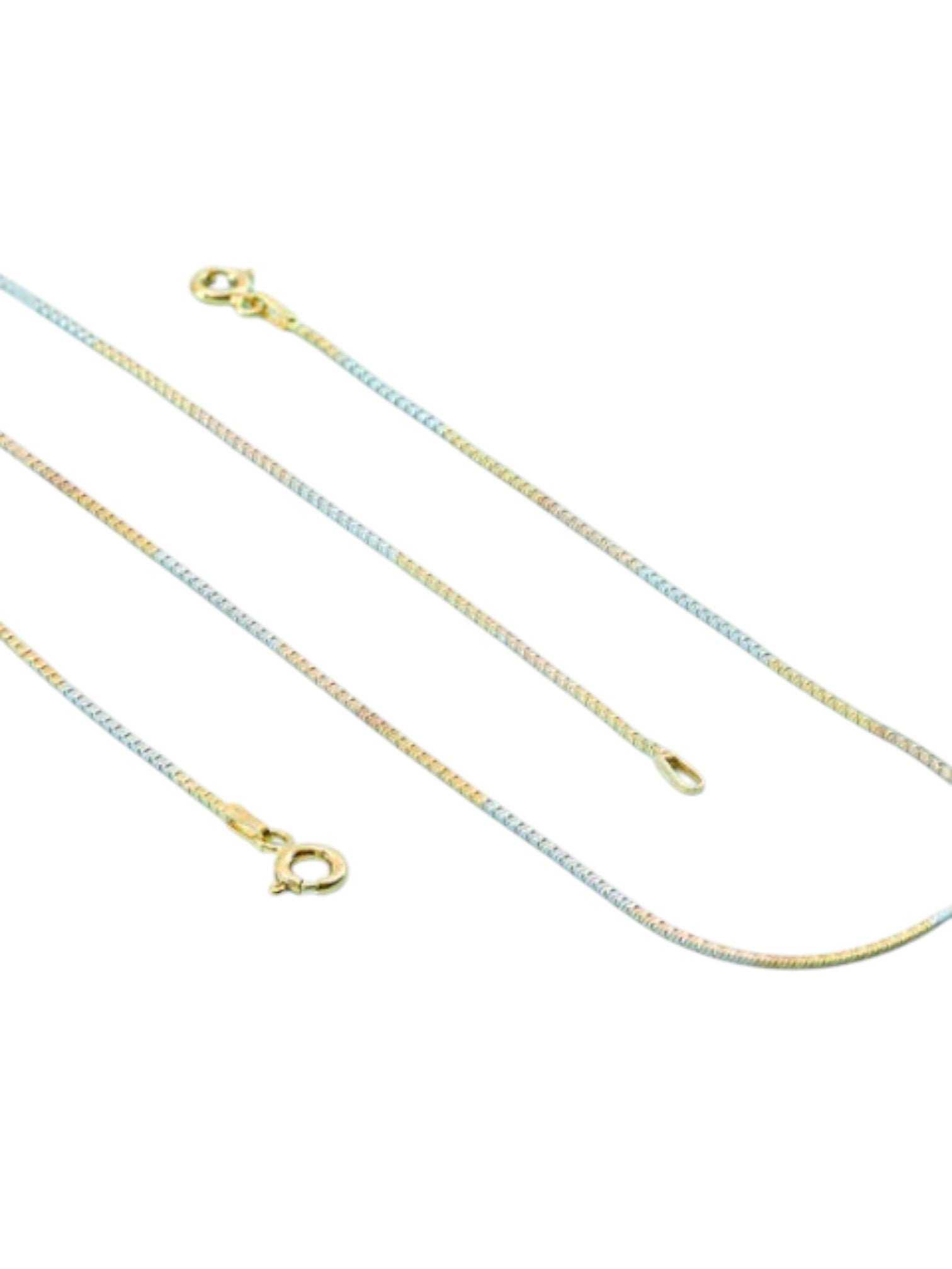 Triple Tone 925 Sterling Silver Anklet By Kesardeep Impex For Women