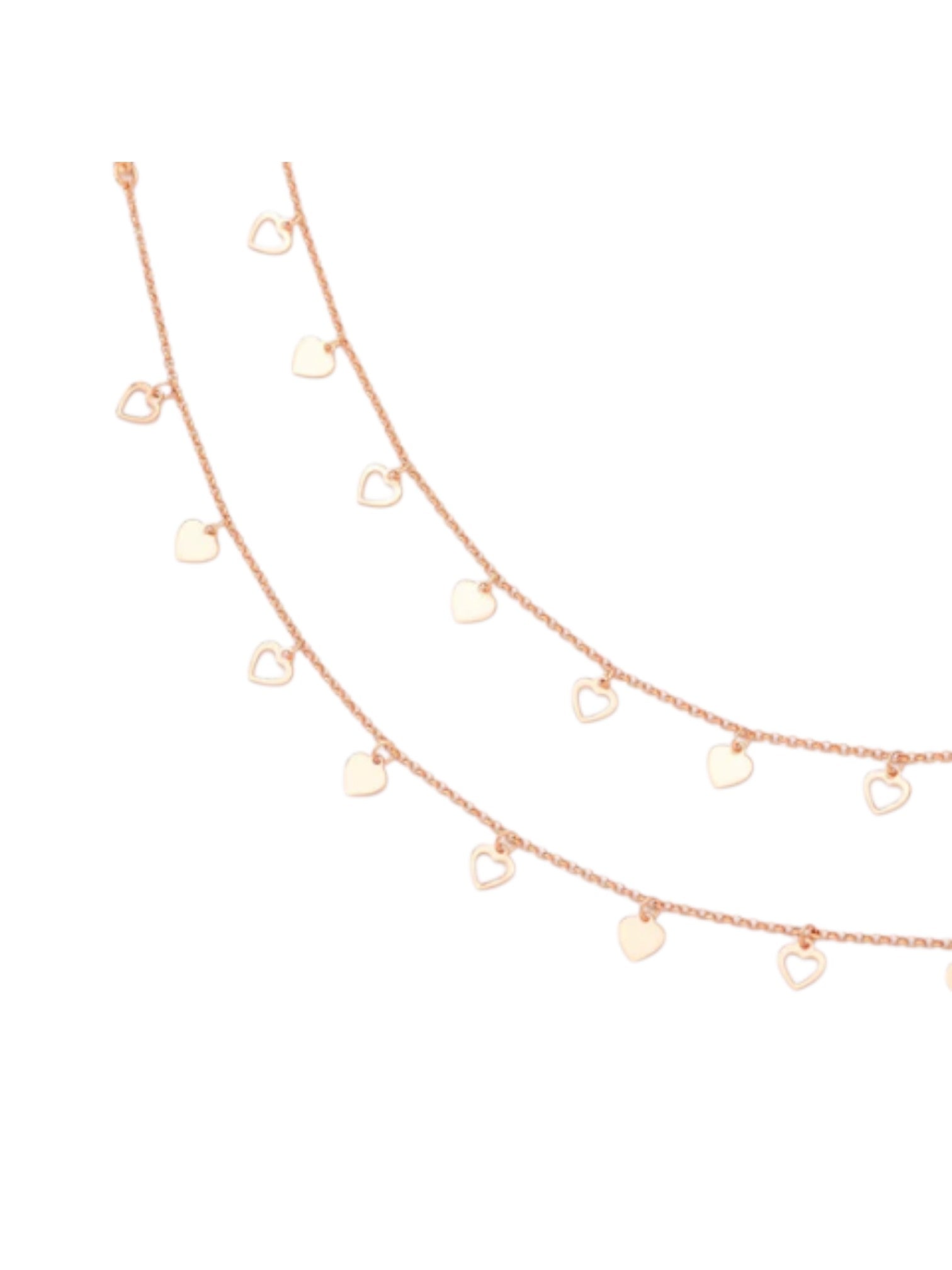 925 Sterling Silver Golden Hearts Silver Chain Anklet By Kesardeep Impex For Women