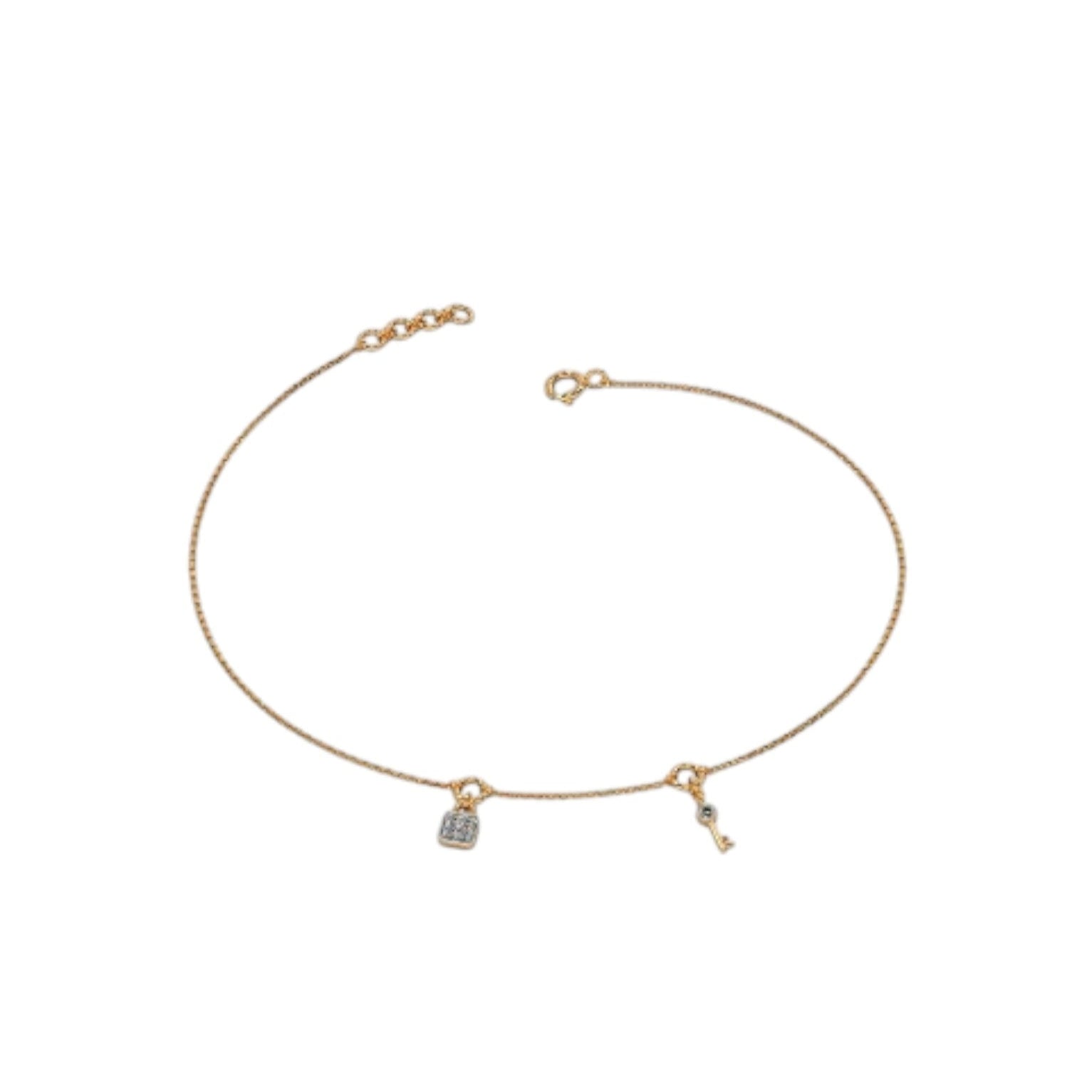 925 Sterling Silver Charm Bling  Anklet By Kesardeep Impex For Women