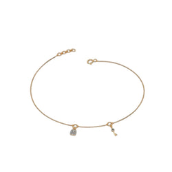 925 Sterling Silver Charm Bling  Anklet By Kesardeep Impex For Women