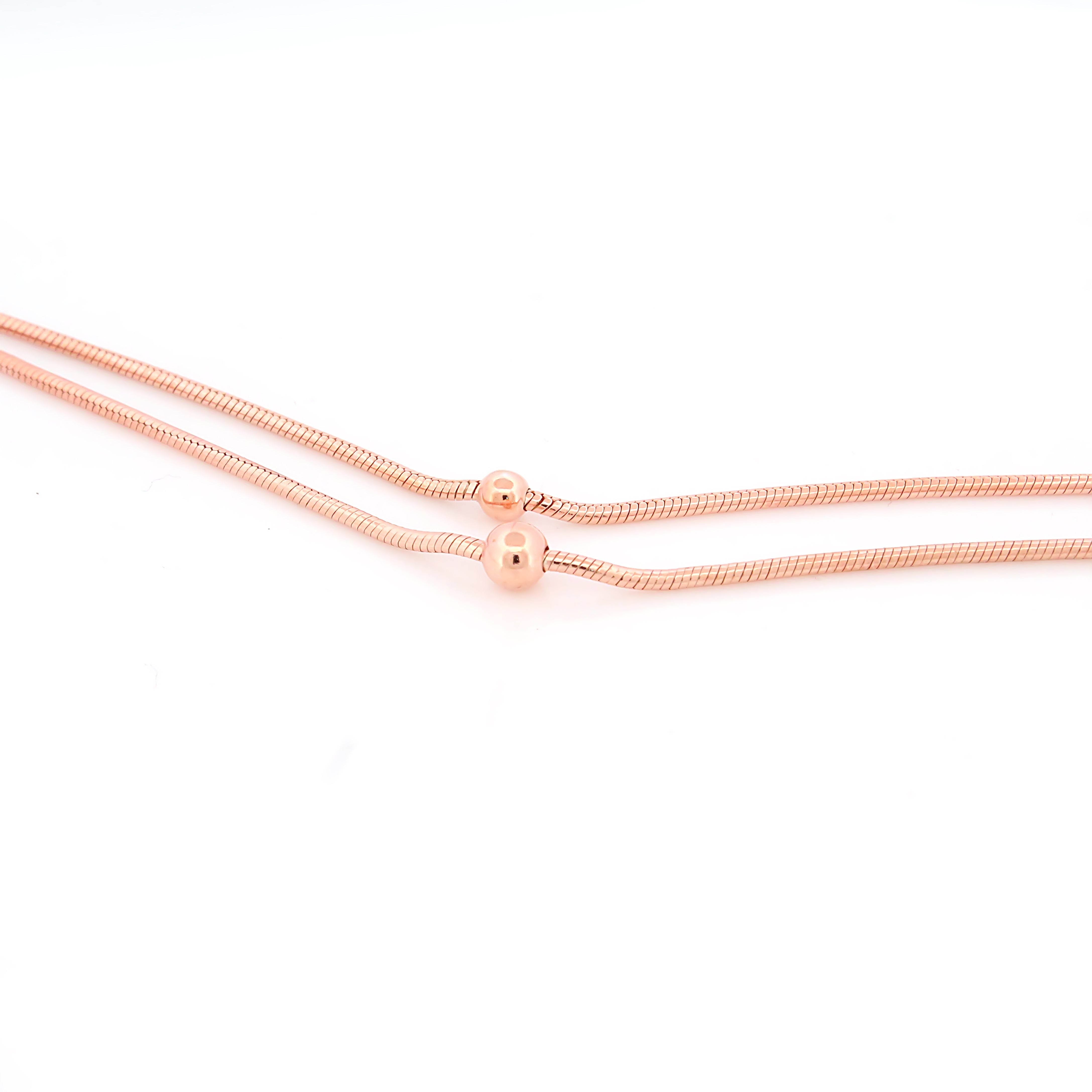 Anklet rose gold plated Silver Anklet for Women