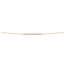 Rose Gold Lovely Charm 925 Sterling Silver Anklet By Kesardeep Impex For Women