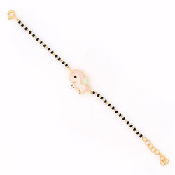 Horse Nazariya Bracelet for Kids – 18KT Gold Plated | Sterling Silver | Symbol of Strength & Protection