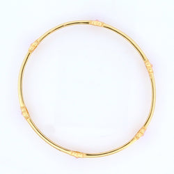 Pink Flowers Bracelet for Kids – 18KT Gold Plated | 925 Sterling Silver | Elegance & Positivity