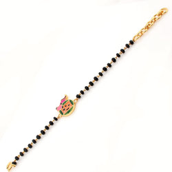 Happy Watermelon & Apple Nazariya Bracelet for Baby – 18KT Gold Plated | 925 Sterling Silver | Strength, Protection & Positivity