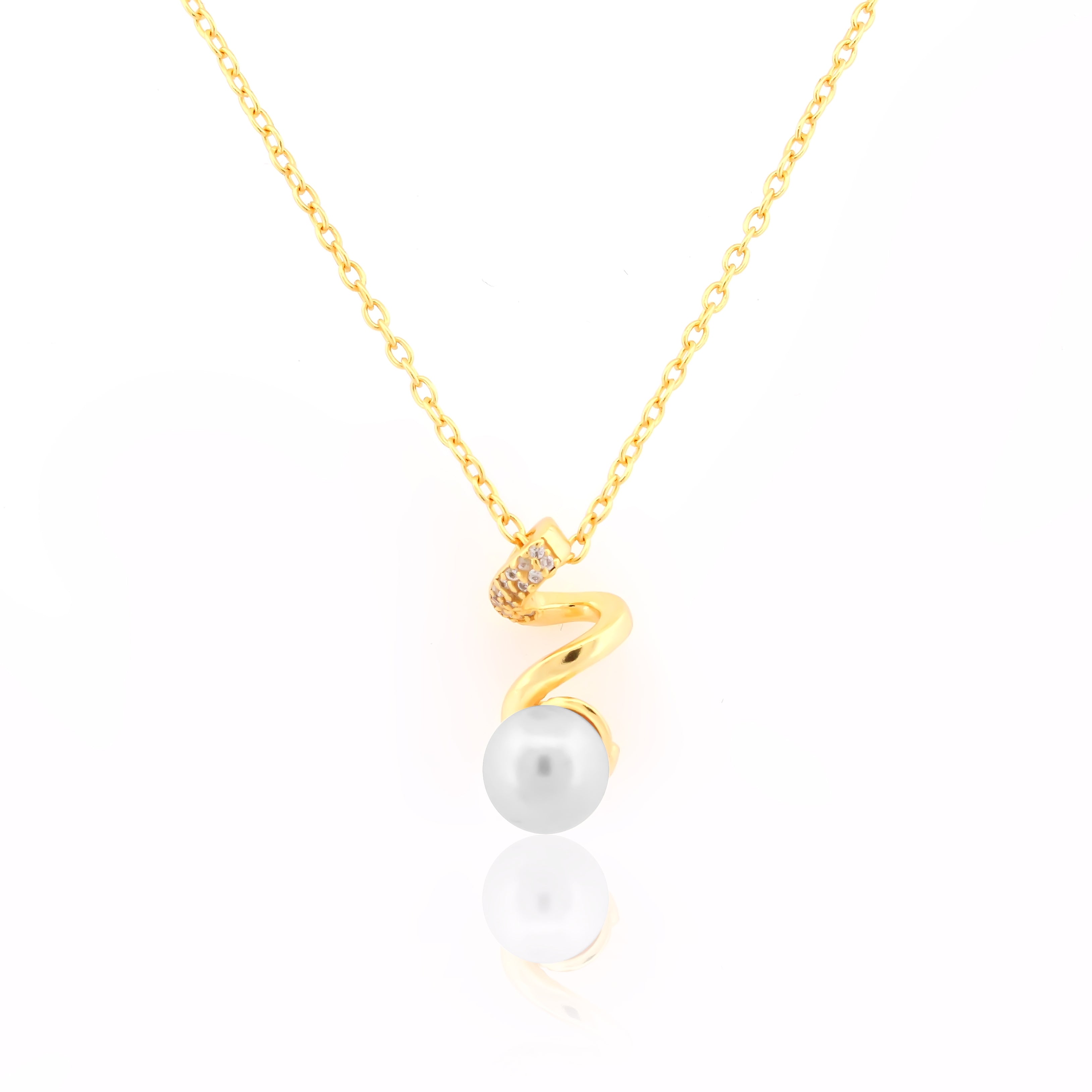 925 Sterling Silver Gold Plated  Pendant For Women By Kesardeep