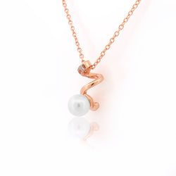 925 Sterling Silver Rose Gold Plated  Pendant For Women By Kesardeep