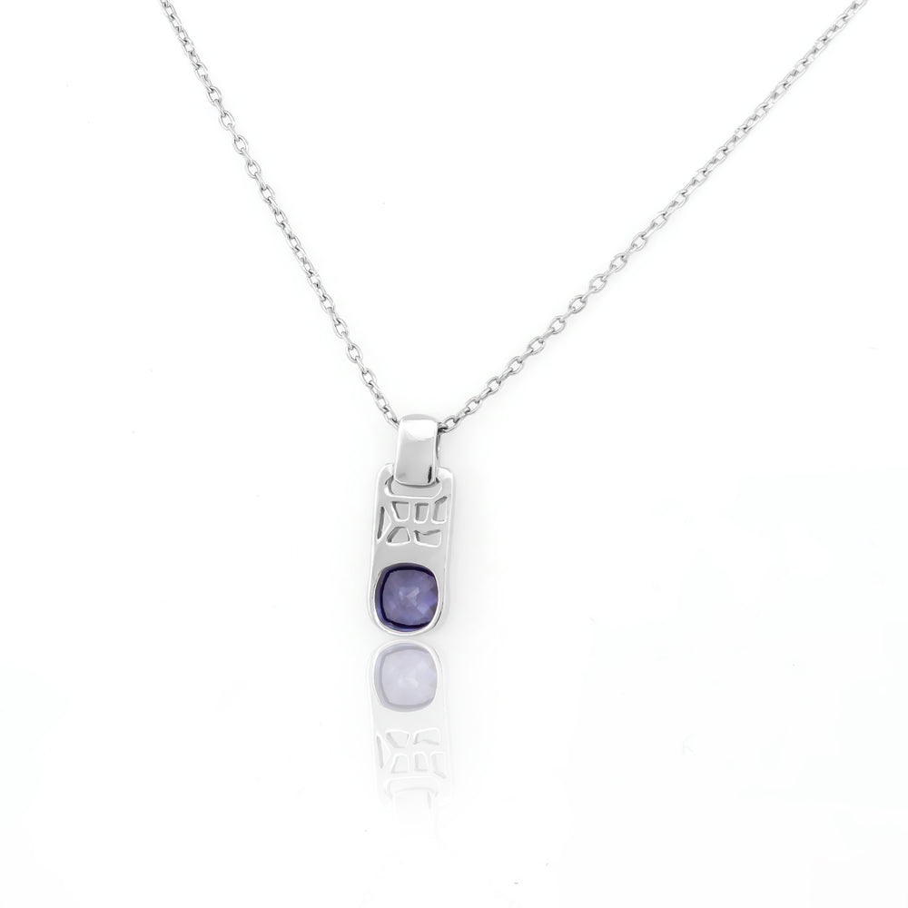 925 Sterling Silver CZ Stone Pendant For Women By Kesardeep