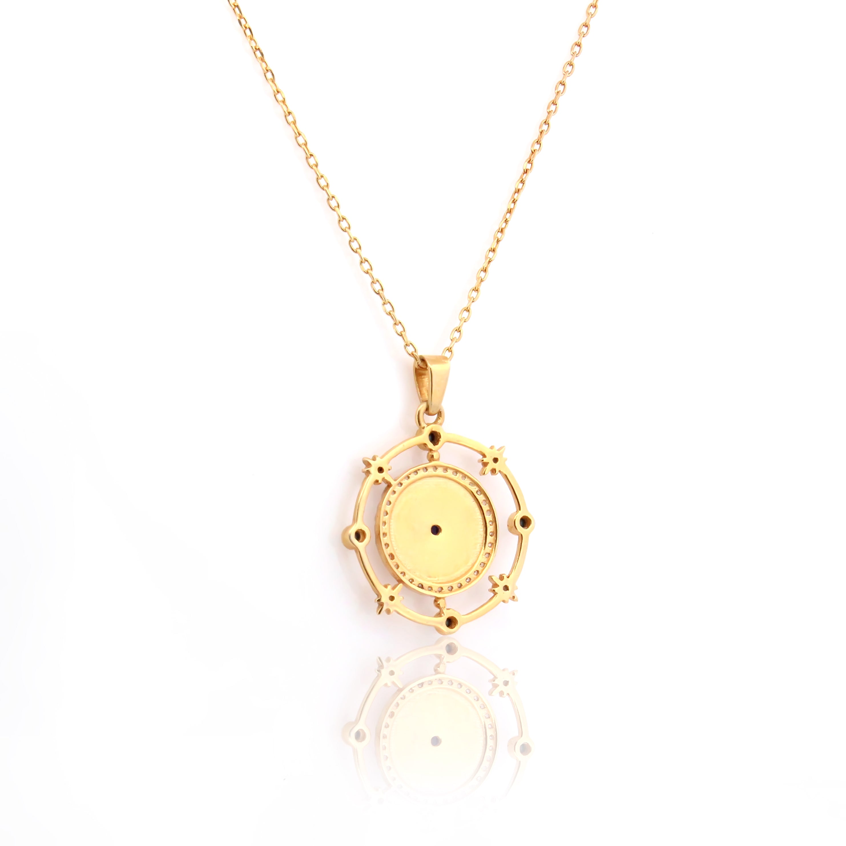 925 Sterling Silver CZ Stone Pendant For Women By Kesardeep