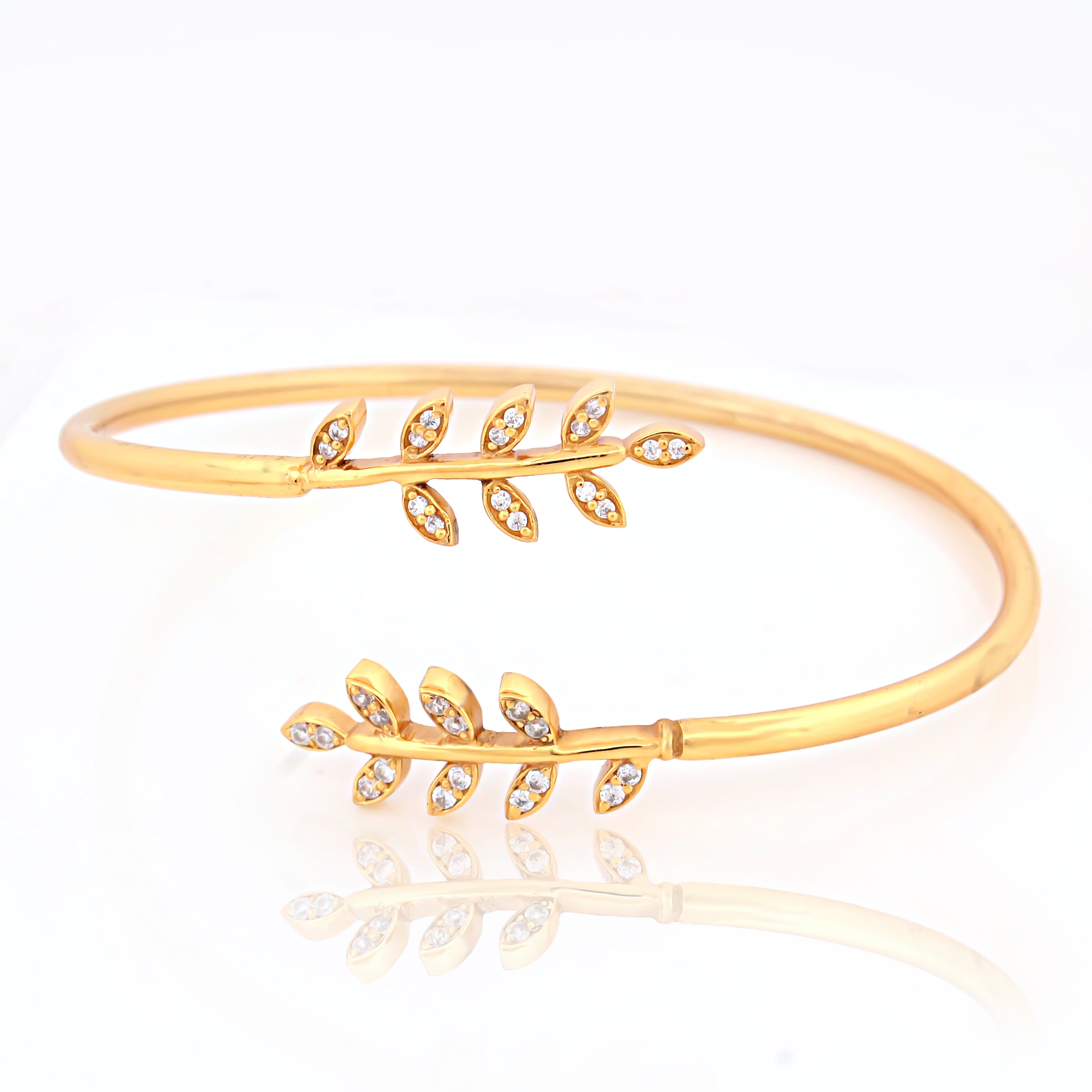 925 Sterling Silver CZ Stone Bracelet For Women By Kesardeep