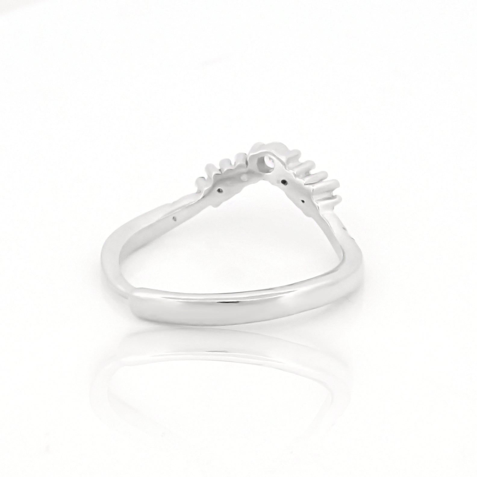 925 Sterling Silver CZ Stone Ring For Women By Kesardeep