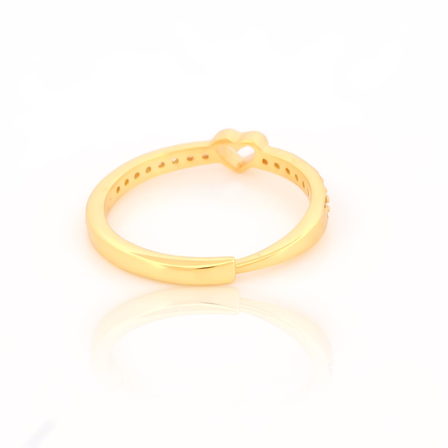 HART GOLD PLATED SILVER  RING