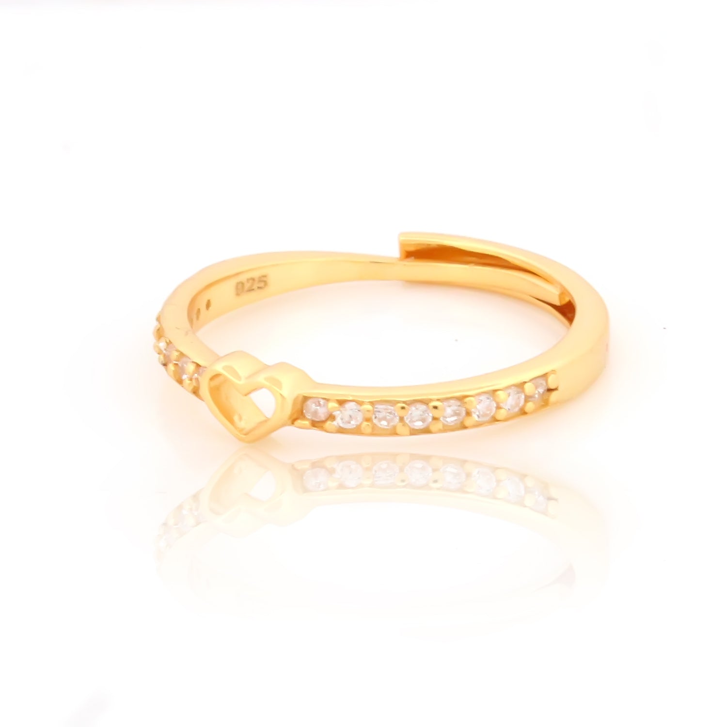 HART GOLD PLATED SILVER  RING
