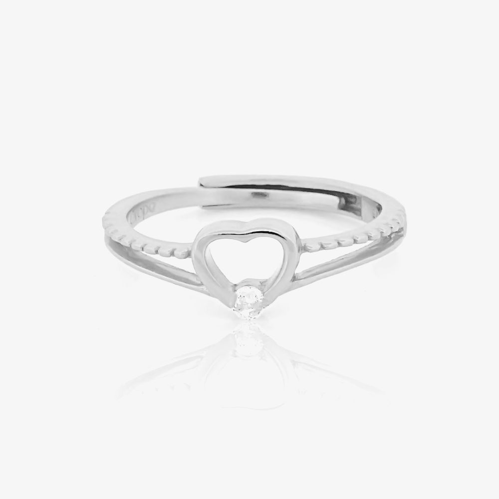 925 Sterling Silver CZ Stone  Ring For Women By Kesardeep