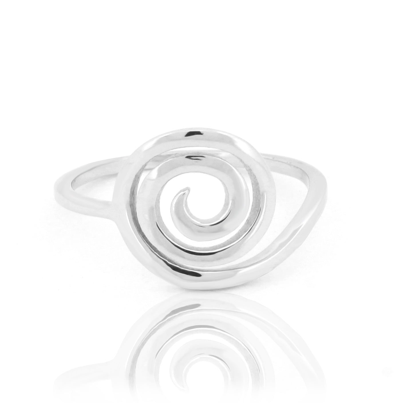 Stylish Spiral Coil Ring – Hallmarked 925 Sterling Silver | Modern & Elegant Daily Wear Jewelry