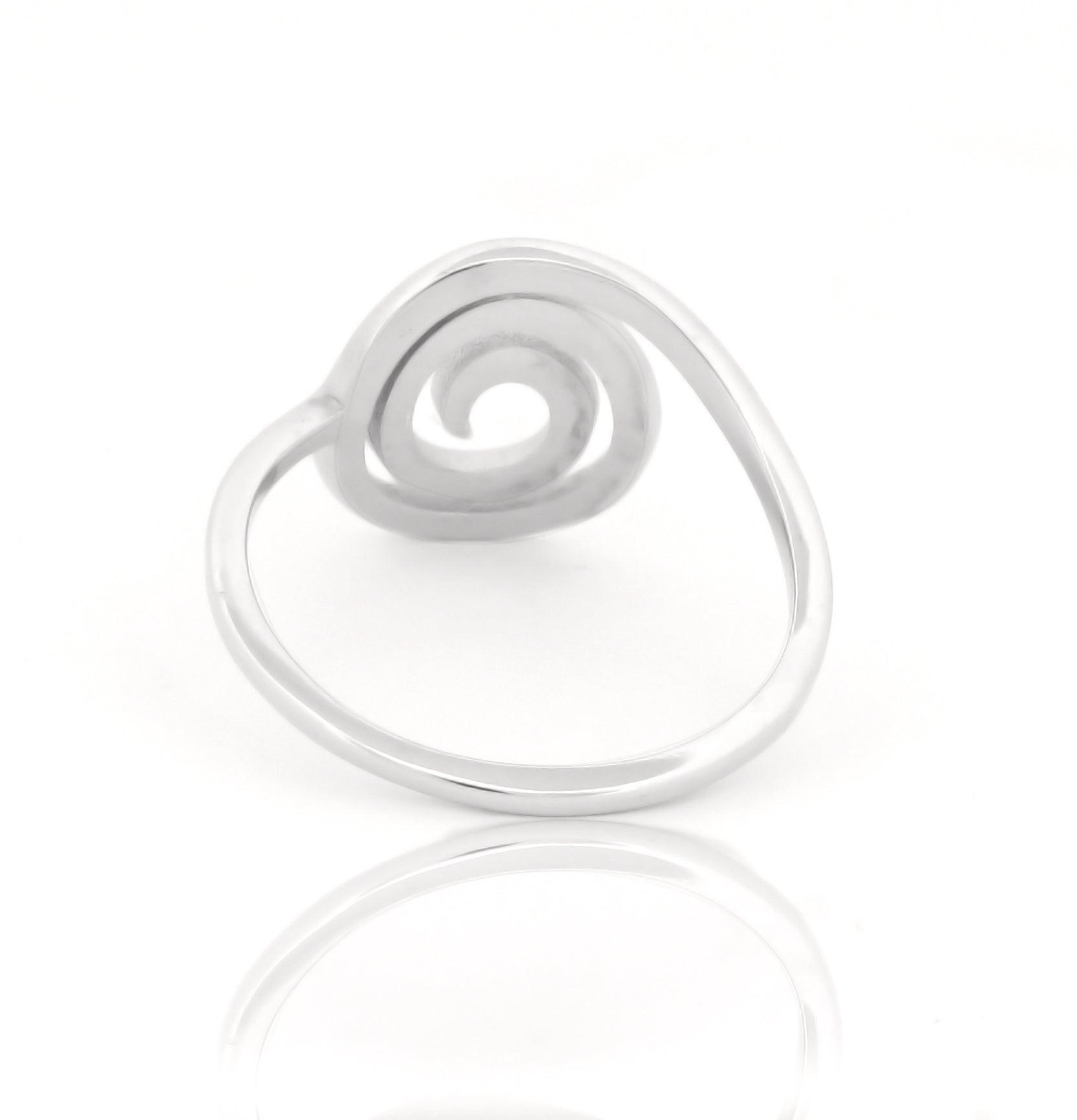 Stylish Spiral Coil Ring – Hallmarked 925 Sterling Silver | Modern & Elegant Daily Wear Jewelry