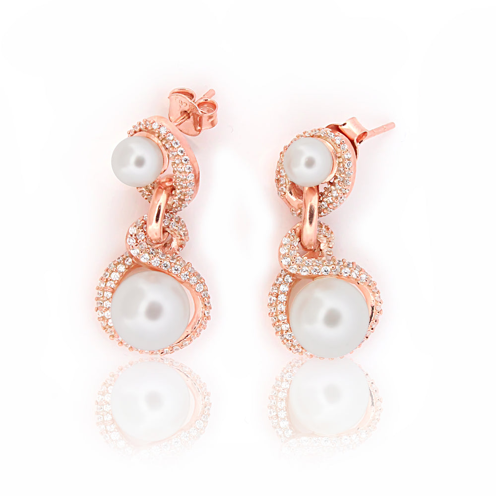 925 Sterling Silver CZ Stone Earring For Women By Kesardeep