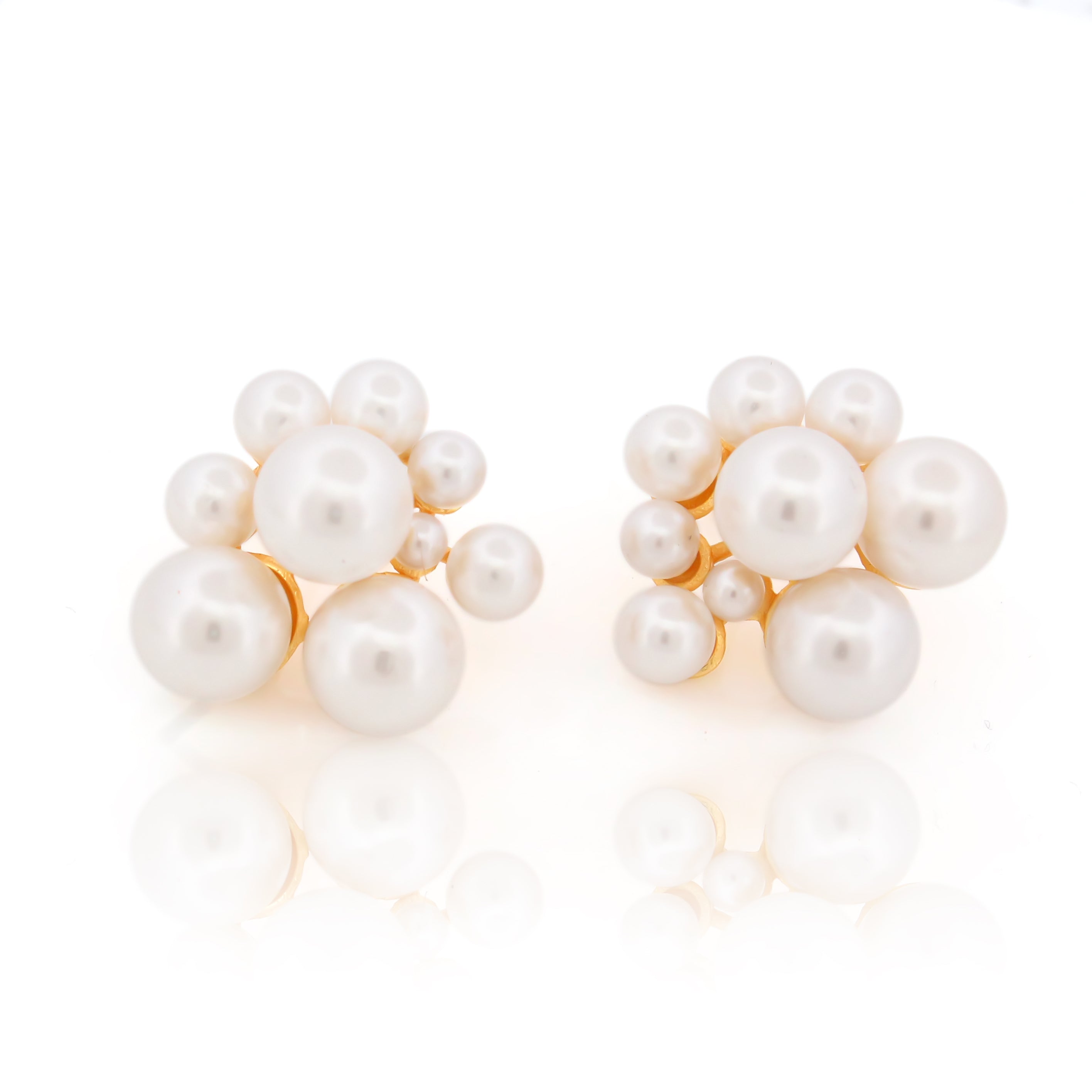 925 Sterling Silver CZ Stone Light Weight Earring For Women By Kesardeep