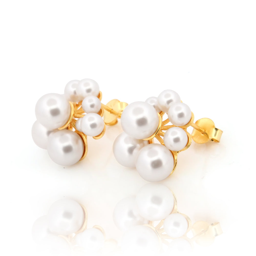 925 Sterling Silver CZ Stone Light Weight Earring For Women By Kesardeep