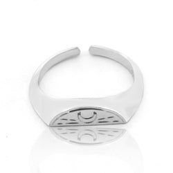 Sun & Moon Two-in-One Paired Ring for Couples – Hallmarked 925 Sterling Silver White Gold Plated | Daily Wear Jewelry