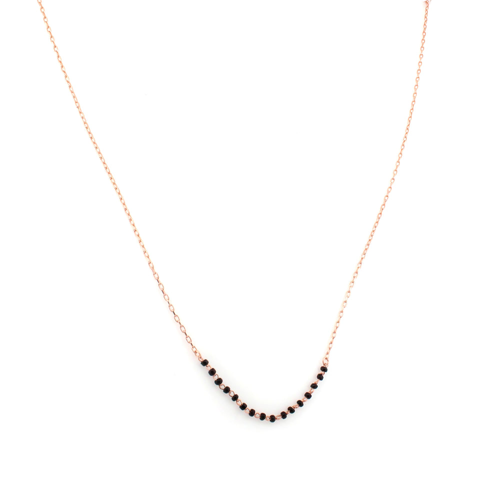 Minimal Chain 925 Sterling Silver Mangalsutra By Kesardeep Impex