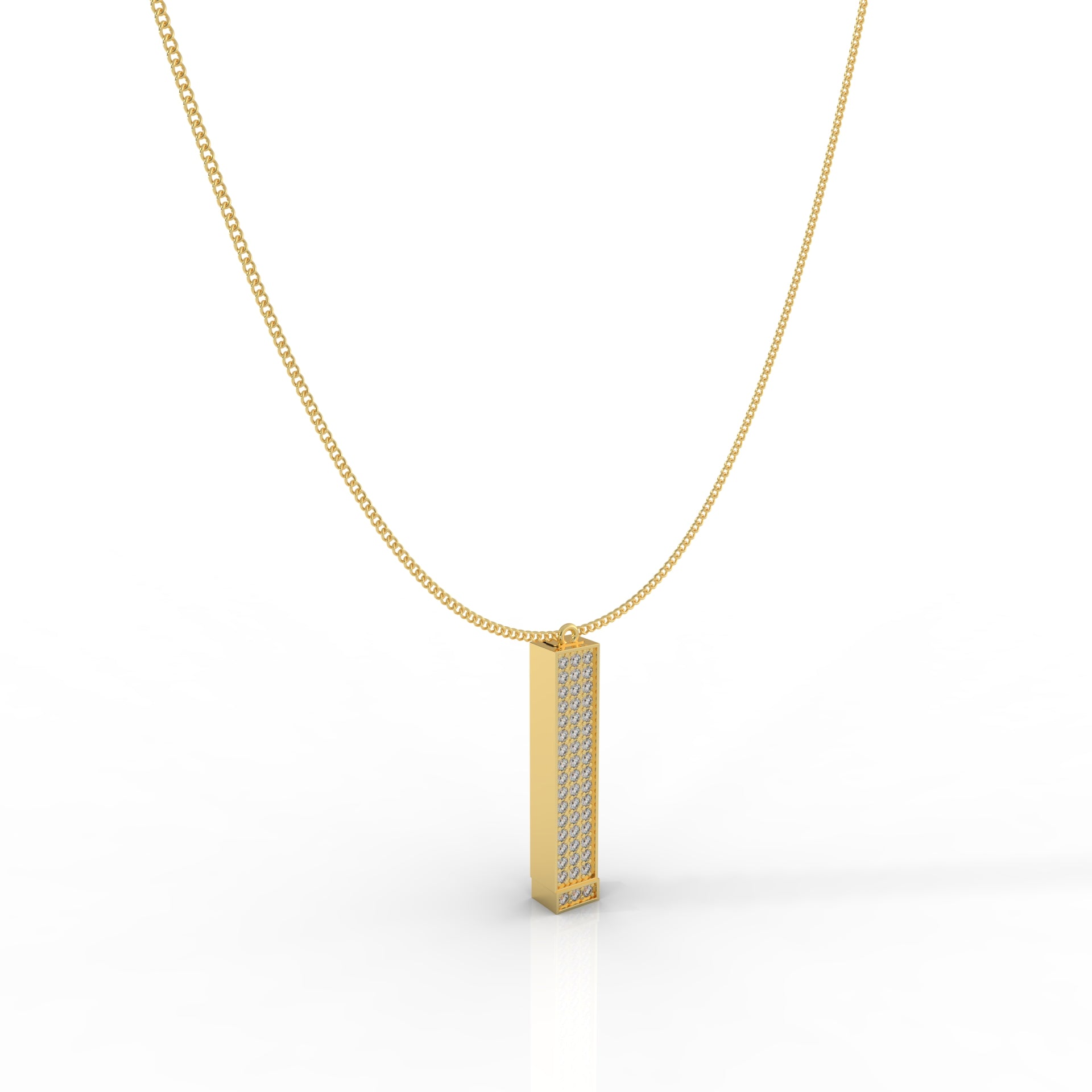 Secretly I Love You Pendant 18KT God Plated Necklace - sitabo