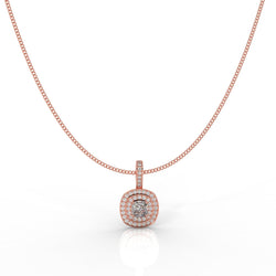 Prestigious Solitaire Pendant With Chain, Hallmarked 925 Sterling Silver - sitabo