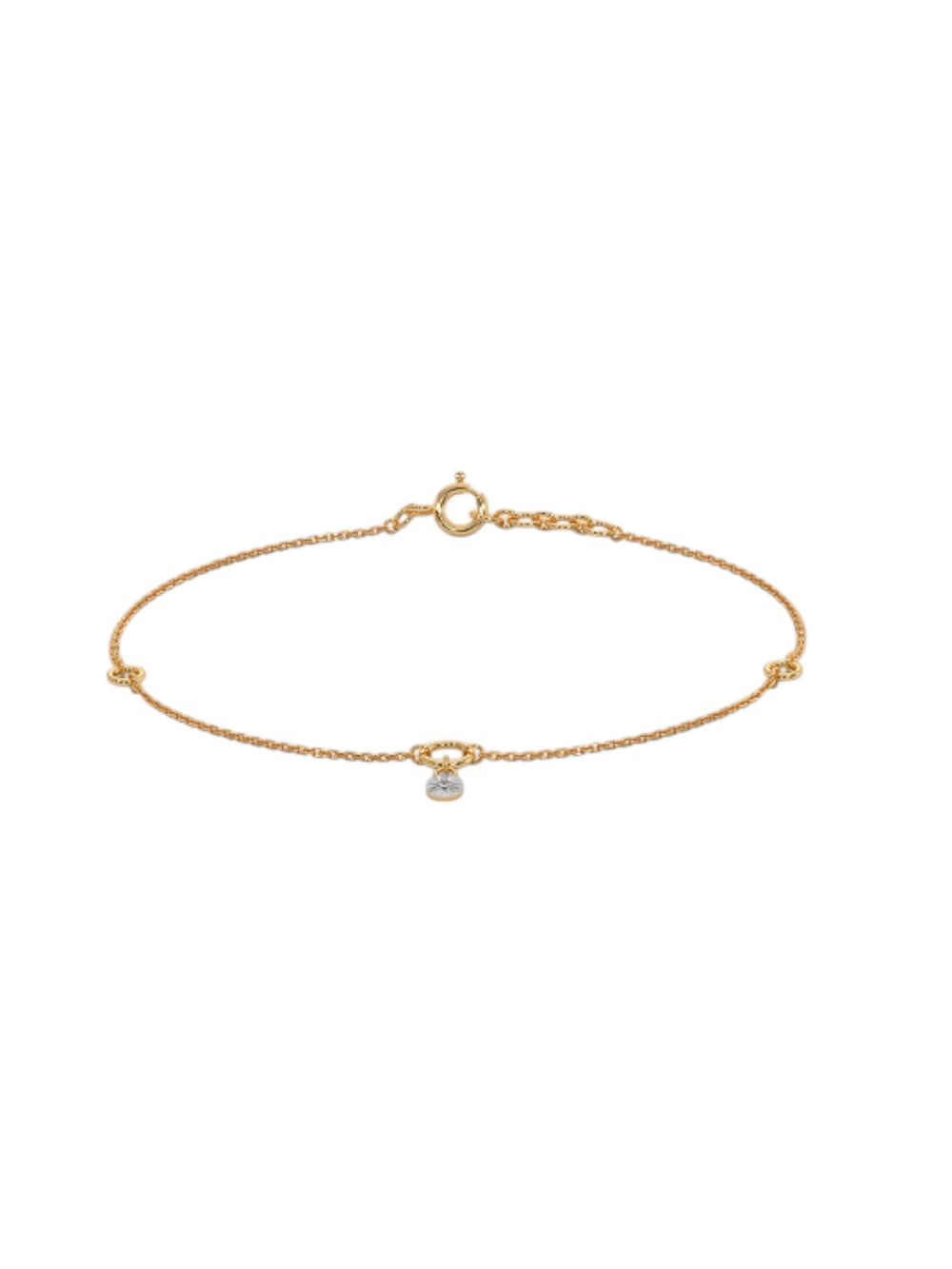 Anti Tarnish 925 Sterling Silver Bracelet  Elegant Gold Plated For Women By Kesardeep