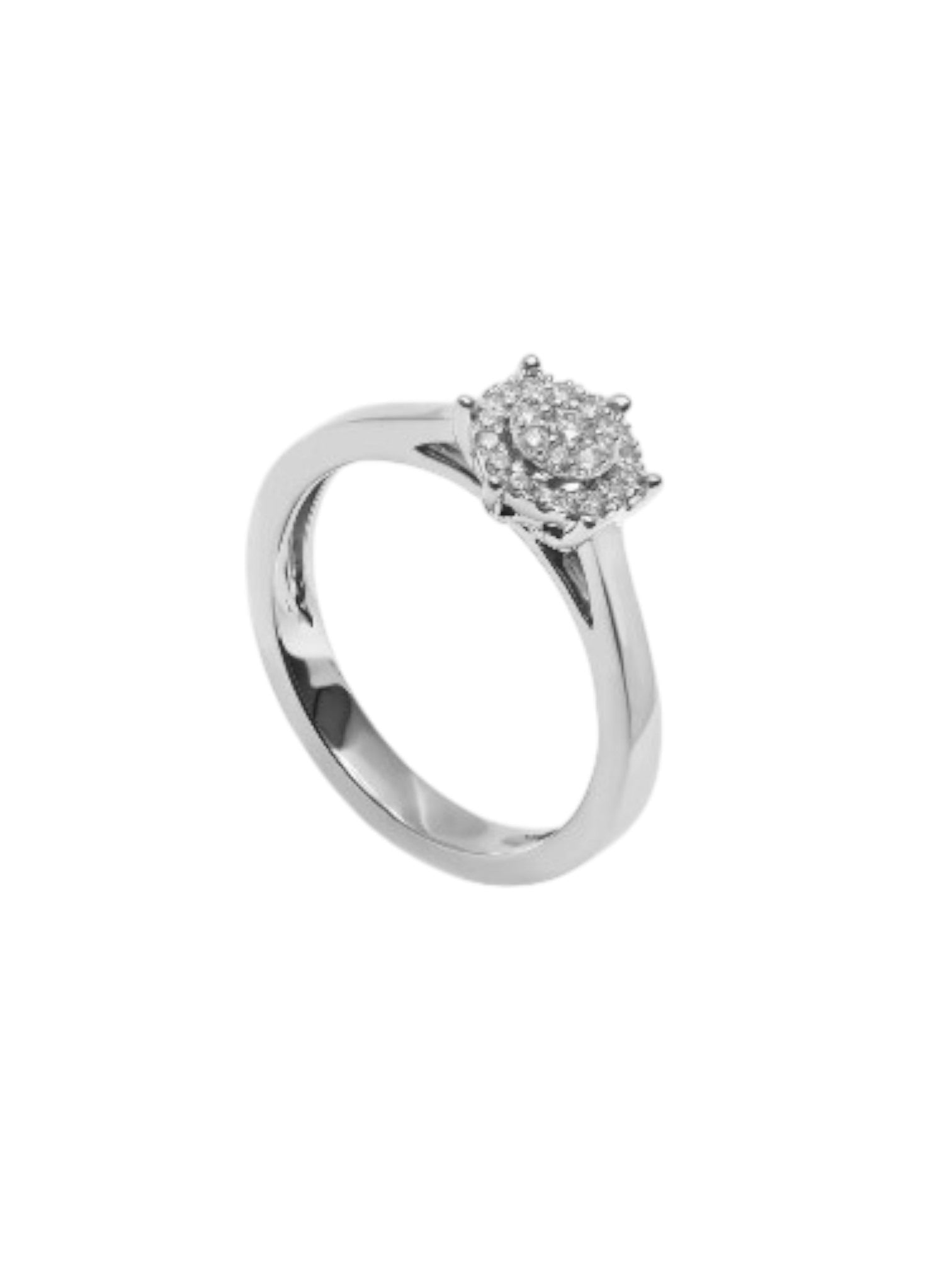 925 Sterling Silver Light Weight Engagement Ring For Women By Kesardeep Impex