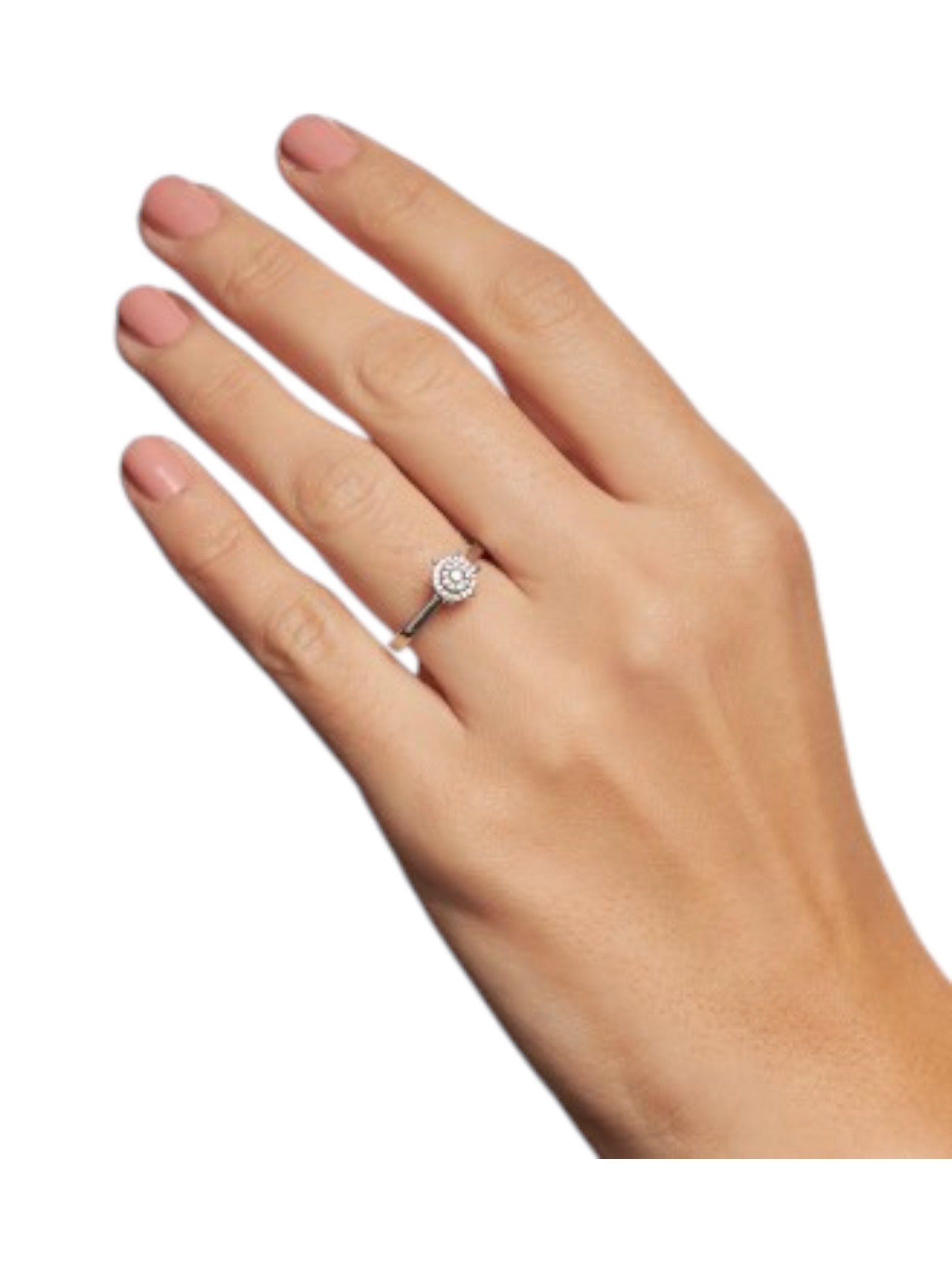 925 Sterling Silver Light Weight Engagement Ring For Women By Kesardeep Impex