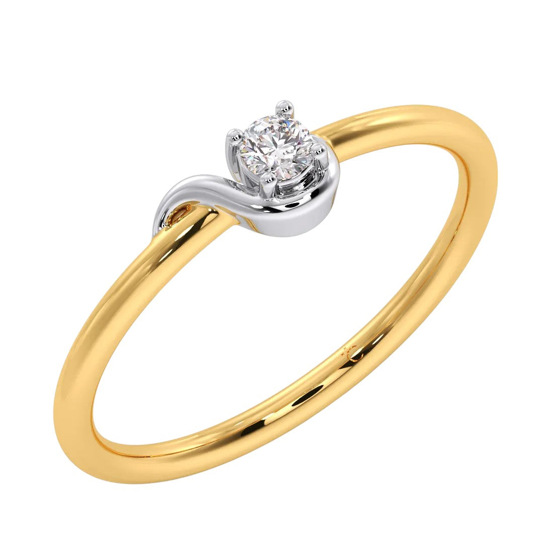 Elegant Lady Solitaire Ring