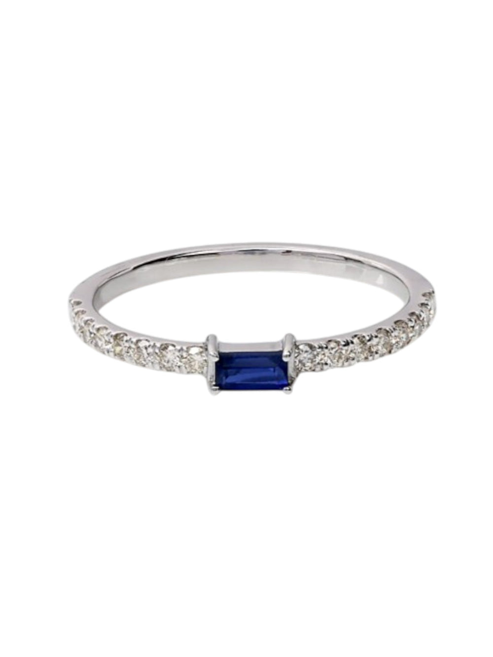 Tiffany Novo Horizon 925 Sterling Silver CZ Stone Light Weight Ring For Women By Kesardeep