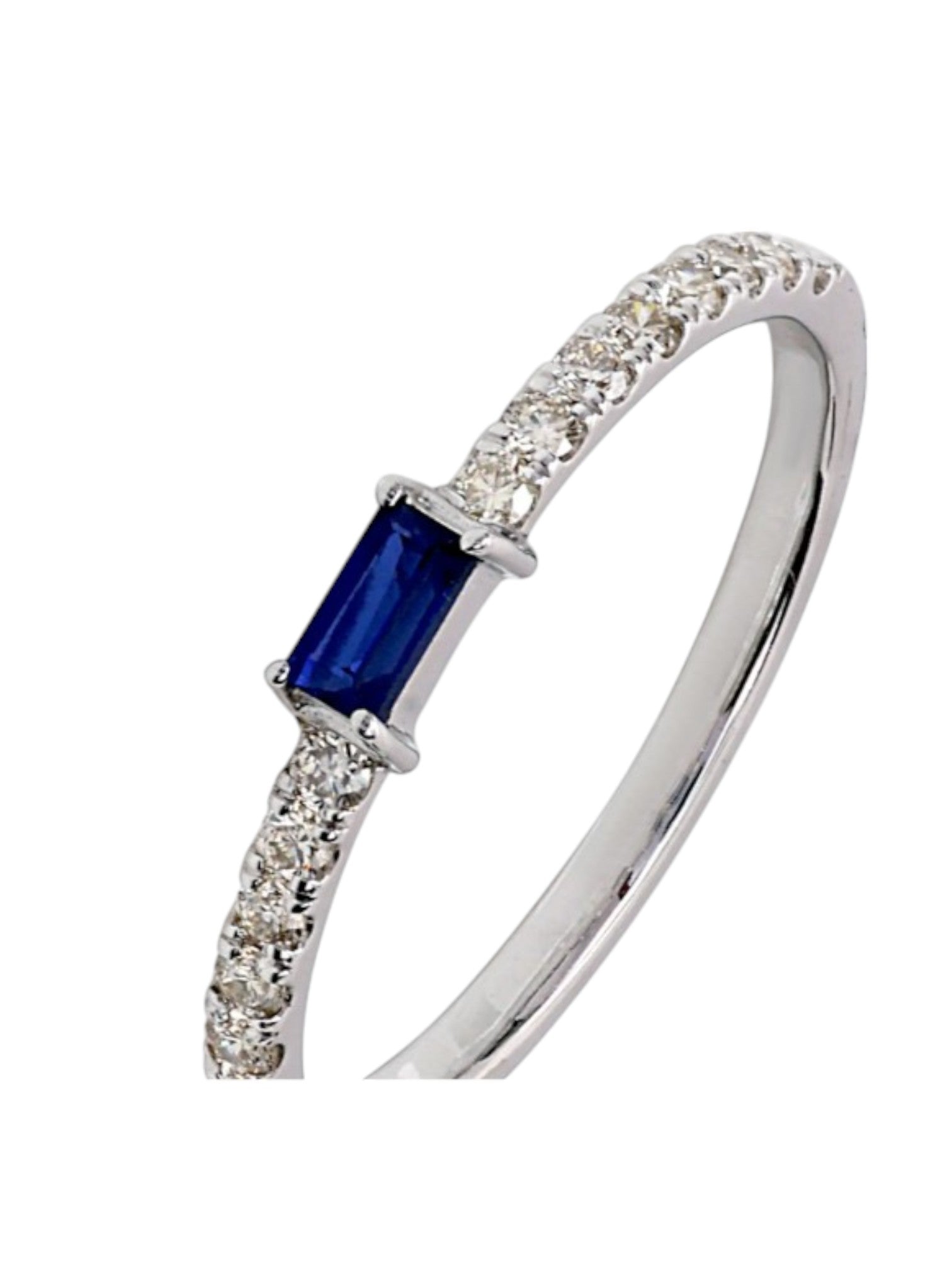 Tiffany Novo Horizon 925 Sterling Silver CZ Stone Light Weight Ring For Women By Kesardeep