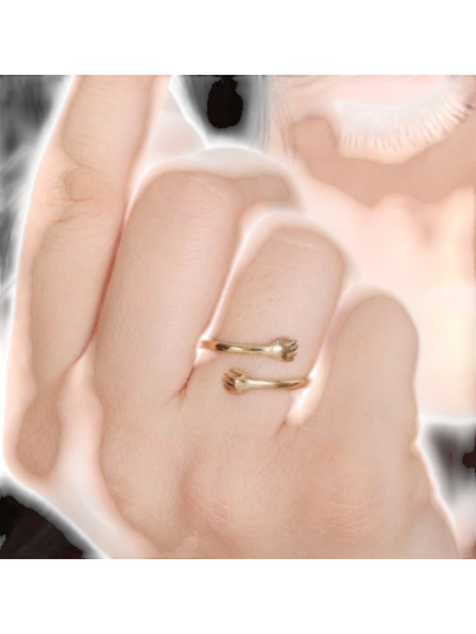 Trendy 925 Sterling Silver Gold Plated CZ Stone Light Weight Huge Ring For Women By Kesardeep Impex