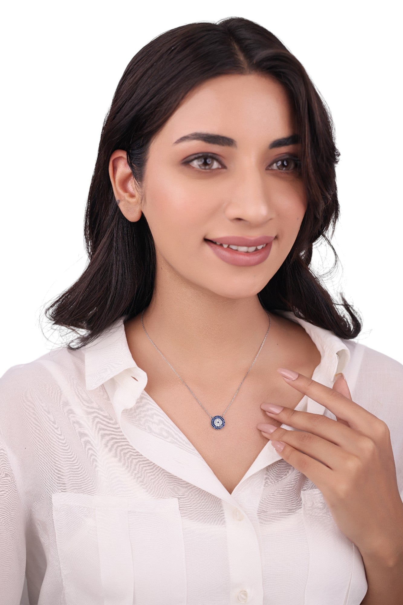 Silver pendant or women